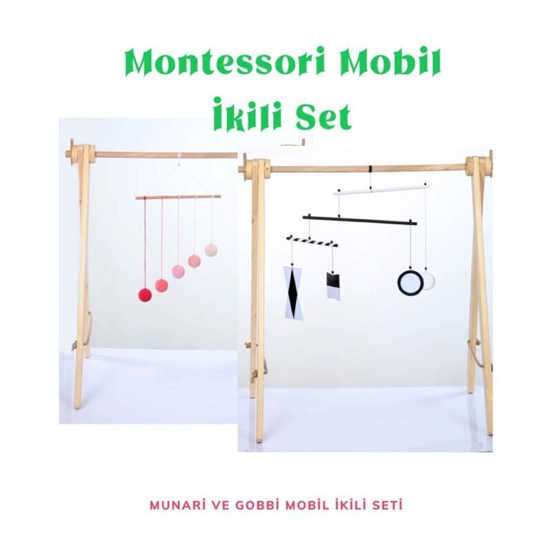 Montessori Munari ve Gobbi Mobil İkili Seti