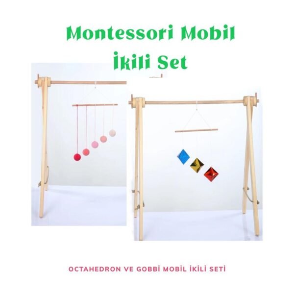 Montessori Goobi ve Octahedron Mobil İkili Seti