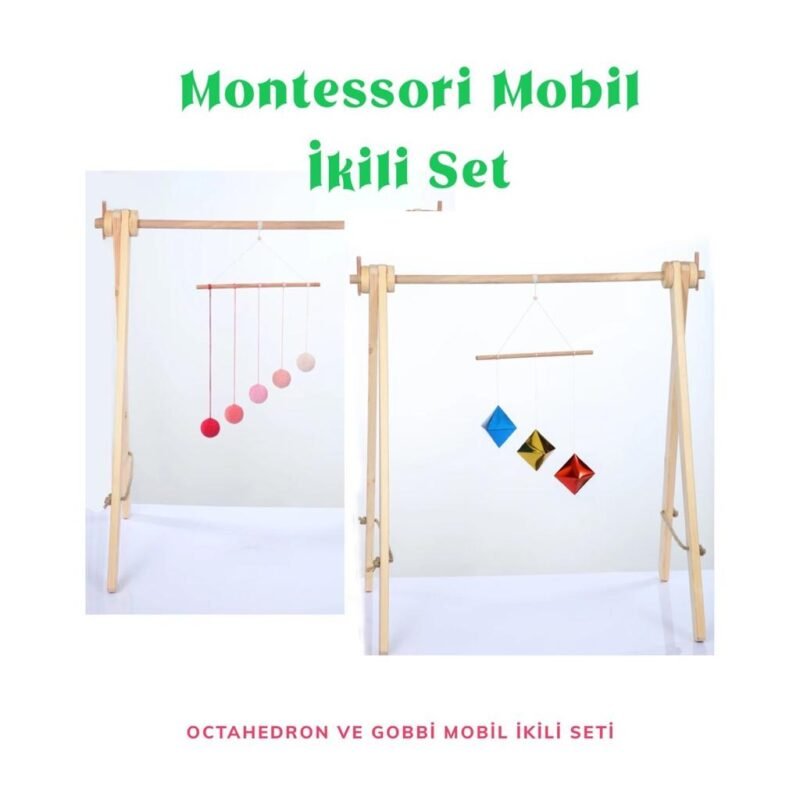 Montessori Goobi ve Octahedron Mobil İkili Seti