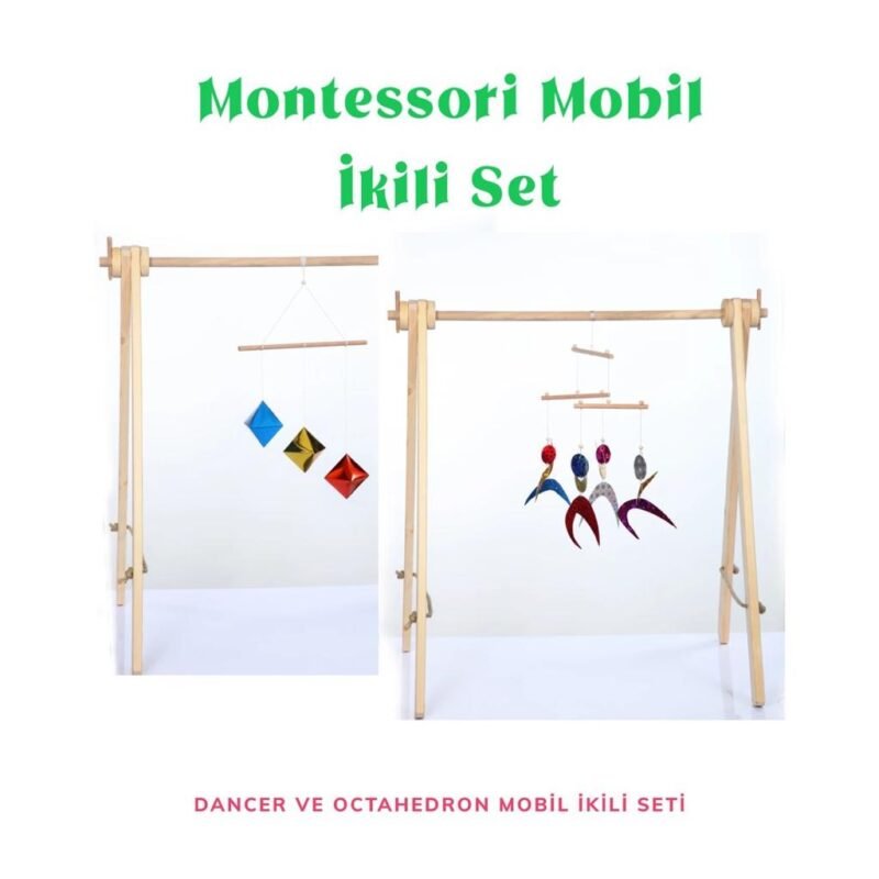 Montessori Dancer ve Octahedron Mobil İkili Seti