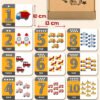 Montessori Eğitim Kartları - Renkli ( Ahşap ) - Görsel 2
